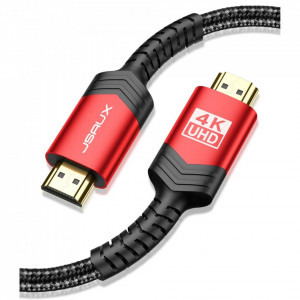 Prémium HDMI 4K kábel, 2m, alumínium törésgátló alumínium dugó, Jsaux - Img 8