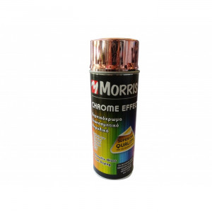 Professzionális festékszóró spray, réz króm, 400ml, Morris