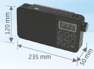Radio portabil 3 benzi receptie, display LCD, SAL RPR 3LCD - Img 2