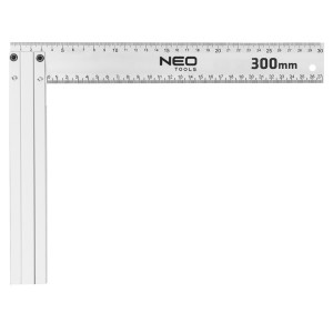 Raportor din aluminiu 300 x 175 mm