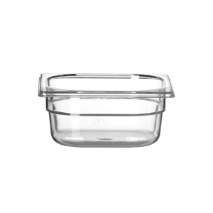 Recipient Gastronorm 1/6 COOL, HENDI, COOL, GN 1/6, 1L, Transparent, 176x162x(H)65mm