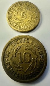 REPUBLICA DE LA WEIMAR - 5/10 Rentenpfennig 1924 - Img 3