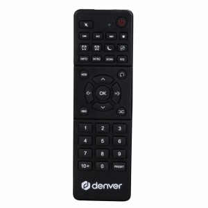 Retro stílusú rádió-CD-lejátszó, FM-rádió, DAB+, színes LCD-kijelző, beépített hangszórók, Bluetooth, USB, távirányító, fa burkolat, világosbarna, DENVER - Img 3