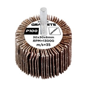 Rola cu lamele abrazive 50 x 30 x 6 mm, P100
