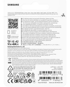 SAMSUNG T9 microSD memory card 256GB up to 200MB/s read and 130MB/s write "MB-MH256T/WW" - Img 3