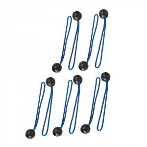 Set 10 prinderi foaie cort ,elastice cu bila, 175mm, Silverline - Img 3