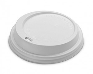 Set 100 capace pentru pahare carton, alb, D70, bauturi calde - Img 4