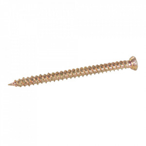 Set 100 suruburi fixare profesionala directa in beton, tamplarie PVC, 7.5 x 112mm, TORX T30, F.F. GROUP - Img 1