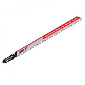 Set 2 panze profesionale taiat plastic, aliaje plastic, pvc, fibra sticla, pentru fierastrau pendular , 6 tpi, 132 mm, vidia, Dedra - Img 2