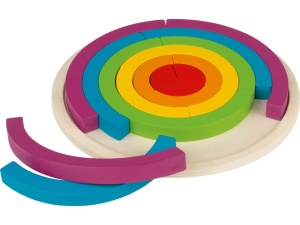 Set 28 piese cuburi lemn pentru copii, creativitate, Playtive - Img 1