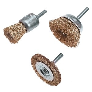 Set 3 perii conice sarma ondulata pt masina de gaurit