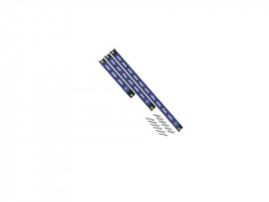 Set 3 suporti magnetici pentru depozitare scule sau ustensile de bucatarie , 200, 300, 450mm, Dedra - Img 3