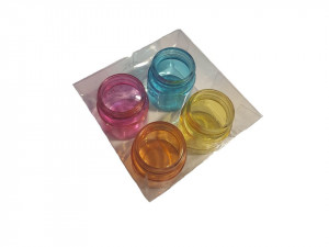 Set 4 pahare shot tip borcan, multicolor, model Shots, 75ml, 5.5 x 4cm, George Home - Img 2