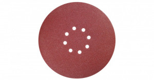 Set 5 discuri abrazive perforate slefuit pentru girafa , 225 mm , granulatie 80 , 8 gauri aspiratie, Dedra