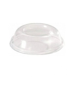 Set 50 capace bombate fara orificiu pentru cupe deserturi 200ml, diametru D95mm - Img 1