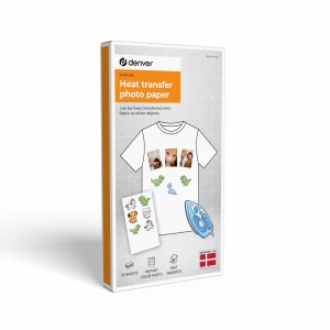 Set Hârtie de Transfer Termic Denver PHP-63 pentru Imprimantă Mobilă Denver MCP-6010, 20 Bucăți, Personalizare Textile, Efect Iron-On / Imprimeu Tricouri - Img 2