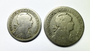 Set Monede Portugalia - 50 Centavos 1931 + 1 Escudo 1931
