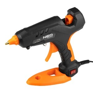 Set pistol lipit 11mm 60/100W + 12 batoane lipit + 3 protectii degete + port textil