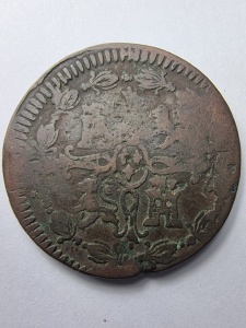 Spania- Ferdinand al VII-lea – 8 Maravedis 1812 - Img 2