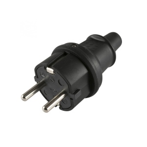 Stecher cu impamantare, IP44, cablu drept