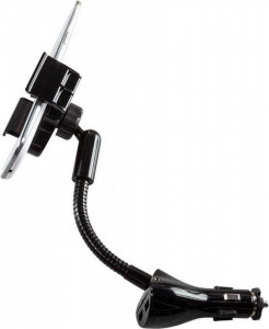 Suport incarcator auto, 2 x USB, 3.1Ah, brat flexibil, LogiLink - Img 4