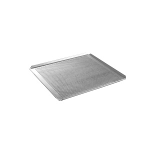 Tava perforata Hendi GN 2/3 - 354x325x(H)10, cu 4 margini, aluminiu