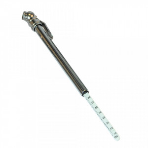 Tester presiune roti auto, moto, 10-100 psi, Silverline - Img 1