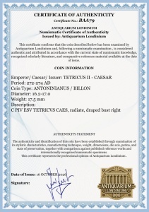 TETRICUS II - CAESAR (272-274 AD ) - IMPERIUL GALLIC - Moneda Antica - Img 3