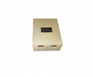 TV antenna elosztó, 3 irányú, UHF/VHF/FM, 75ohm, szűrő, 70 x 55 x30mm, Skytronic