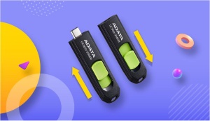 USB 256GB ADATA ACHO-UC300-256G-RBK, "ACHO-UC300-256G-BK" - Img 2