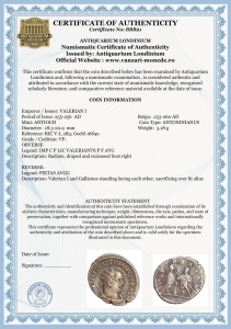VALERIAN I ( 255-256 AD ) MONEDA ANTICA ROMANA - Img 3