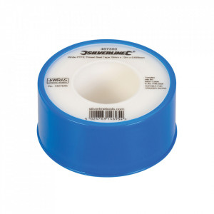 10 darabos teflon tömítőcsík készlet, 19mm x 12m, fehér, PTFE, Silverline - Img 4