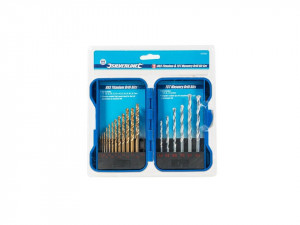 19 darabos fémfúró készlet, tégla, 1- 9mm, Silverline - Img 2