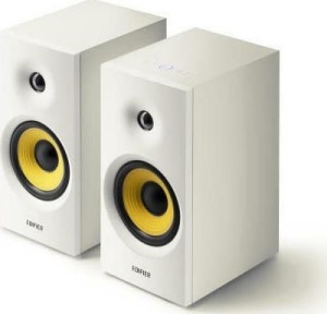 2 db aktív hangszóró PC, környezeti zene, gyerekszoba, 24W, HI-FI hangzás, ALB fa ház, bluetooth, Edifier R1080BT-W