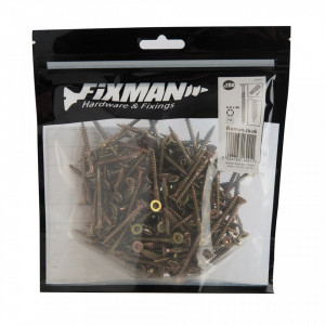 200 darabos facsavarkészlet, fa repedésgátló, 4x40mm, torx fej, bitet tartalmaz, Fixman - Img 5