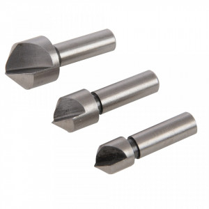 3 darabos fúrókészlet, 10, 12, 16mm, fém, fa, Silverline