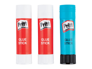 3 darabos ragasztópálcika készlet, fehér, kék, 20g x 3, Pritt Classic - Img 3