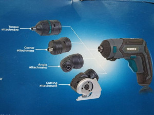4 az 1-ben elektromos csavarhúzó, 4V LI-Ion, 4V LI-Ion, Ferrex - Img 6