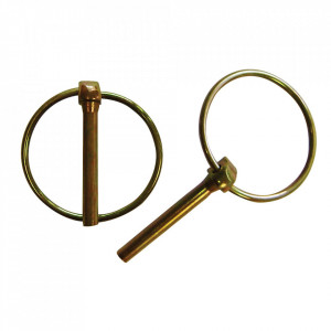 50 db mechanikus biztosíték készlet, horganyzott cink, korrózióálló sárga, 4.5mm, 6mm, 9mm, 10mm Fixman - Img 2
