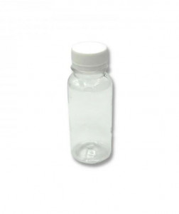 500 db-os készlet, műanyag tartály, átlátszó PET, 120ml, zárható kupakkal f32mm