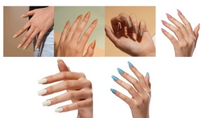 6 db-os prémium félig tartós körömlakk készlet, UV, GEL POLISH, 6 szín, Bluesky - Img 3