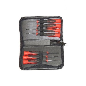 7 db professzionális precíziós csavarhúzó készlet, textil hordtáska, Benman - Img 2