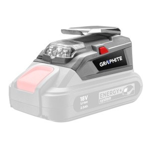Adaptor de alimentare USB cu Lanterna LED, Energy+ (fara acumulator inclus)