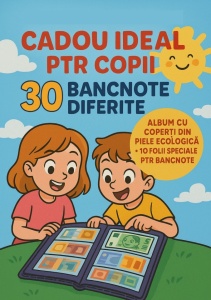 Album + 30 Bancnote diferite + 10 folii speciale pentru bancnote - Img 5