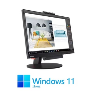 All-in-One Lenovo TIO22 Gen 3, Hexa Core i5-8400T, 256GB SSD, FHD IPS, Win 11 Home