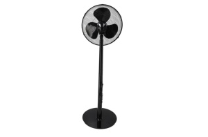 Állványos ventilátor, lapátok 40cm, 16", 40W, 3 teljesítményfokozat, BLACK, Descon, Descon, Descon