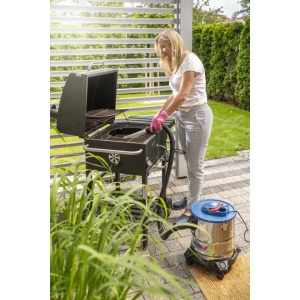 Aspirator cenusa, semineu, soba, constructii pentru moloz, 1200W, 20L, Dedra - Img 4