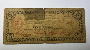 Bancnota - 5 Pesos – Mindanao Emergency Currency Board, Seria 1943 - Filipipine - Img 3