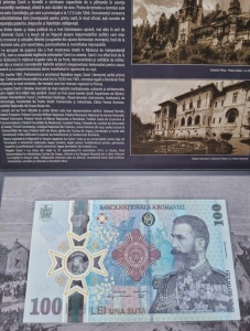 Bancnotă Aniversară 100 Lei , 185 de Ani de la Nașterea Regelui Carol I - Img 3