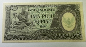 Bancnota Indonesia - 50 Rupiah 1964